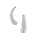 Passion Waterproof Smooth Crawler Earring Silver Plating
