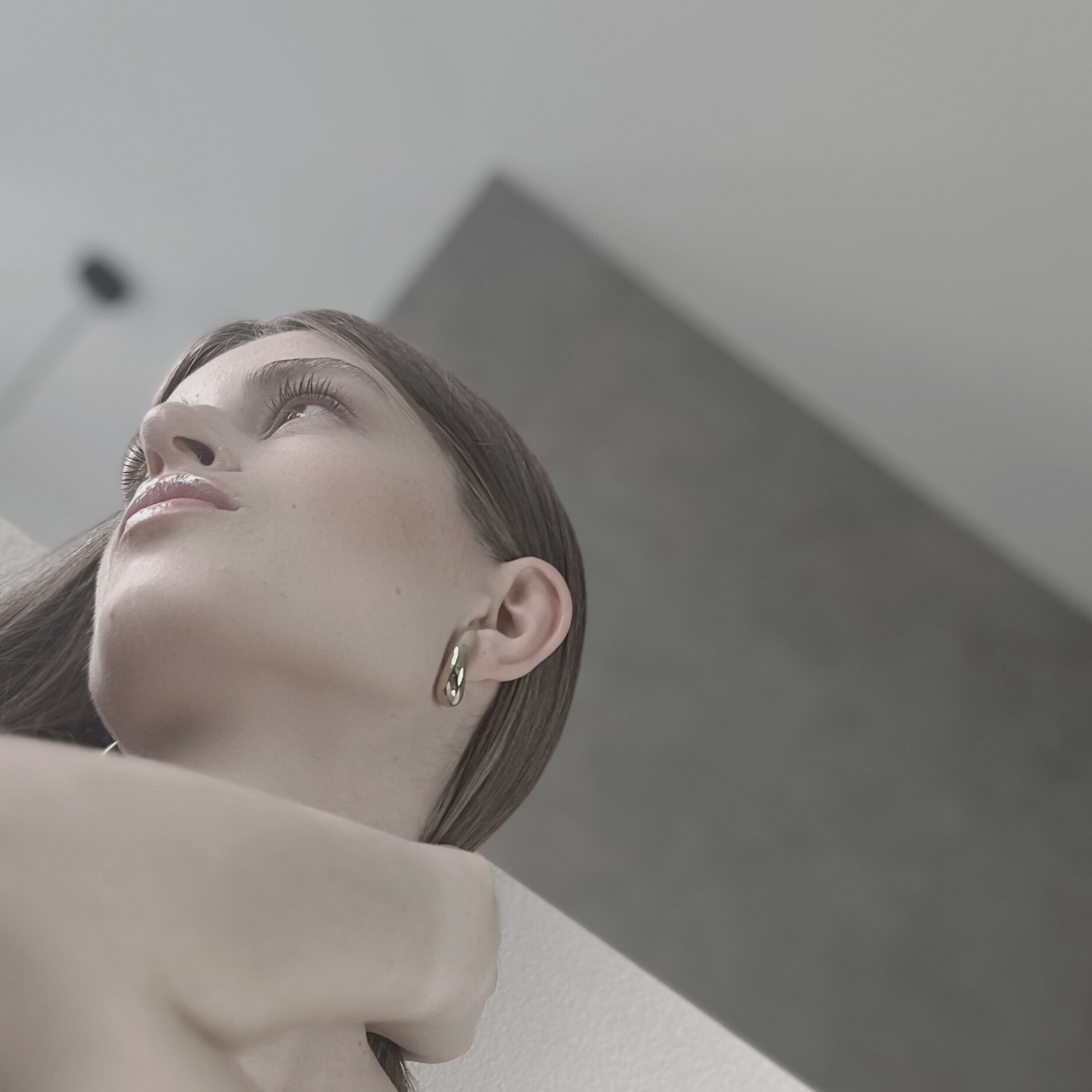 Passion Waterproof Smooth Crawler Earring Silver Plating, DNSK Copenhagen