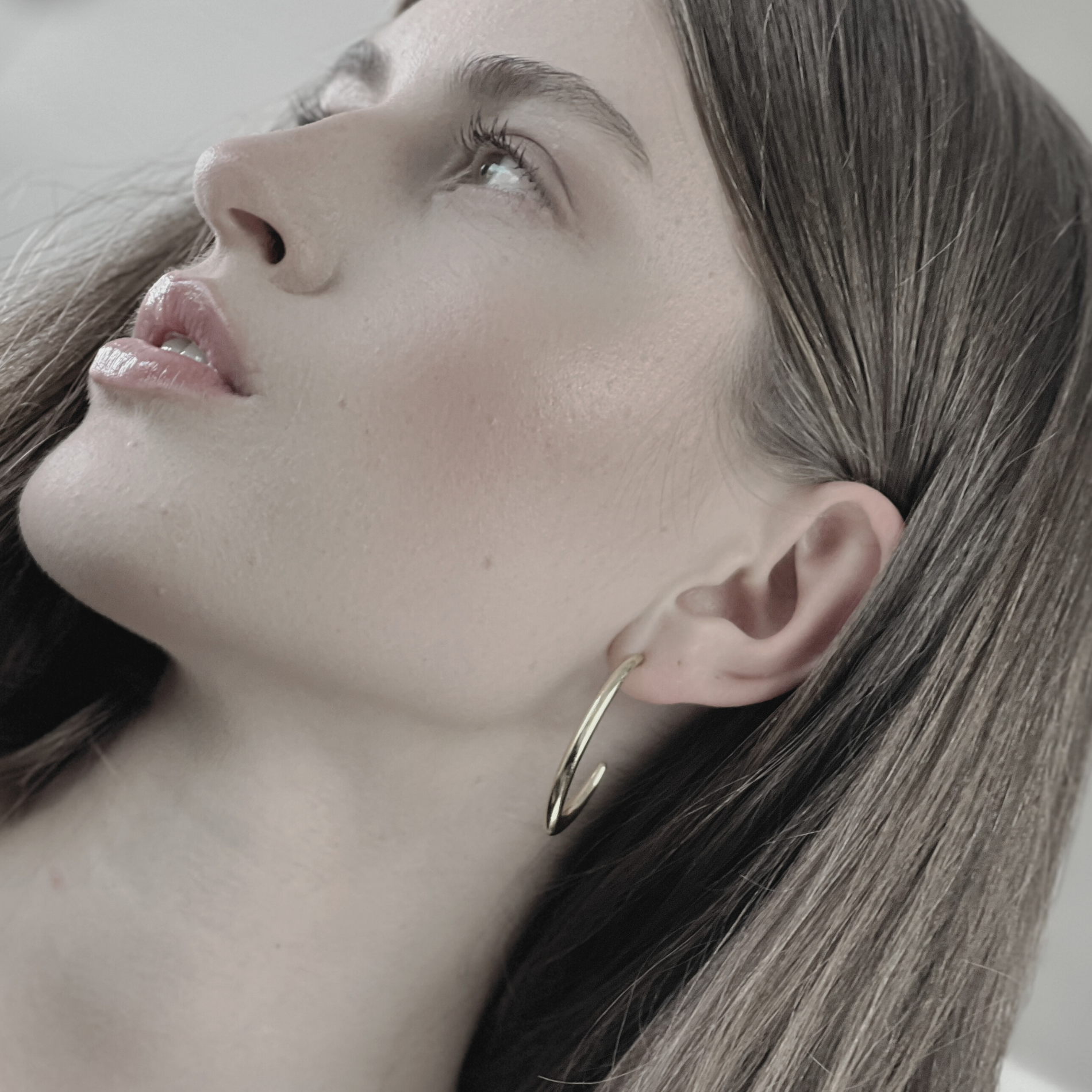 Passion Waterproof Simple Oval Creol Silver Plating, DNSK Copenhagen