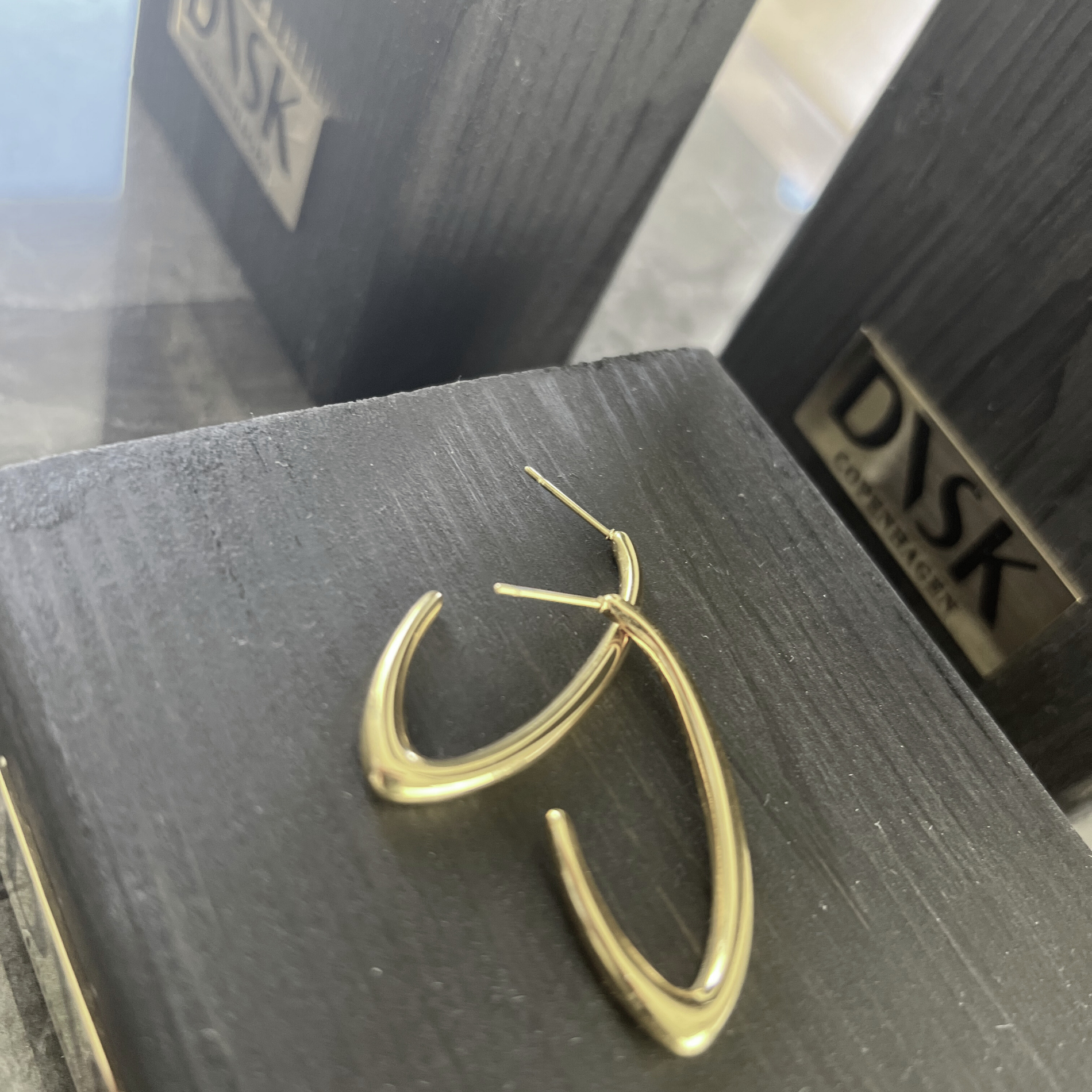 Passion Waterproof Simple Oval Creol Silver Plating, DNSK Copenhagen