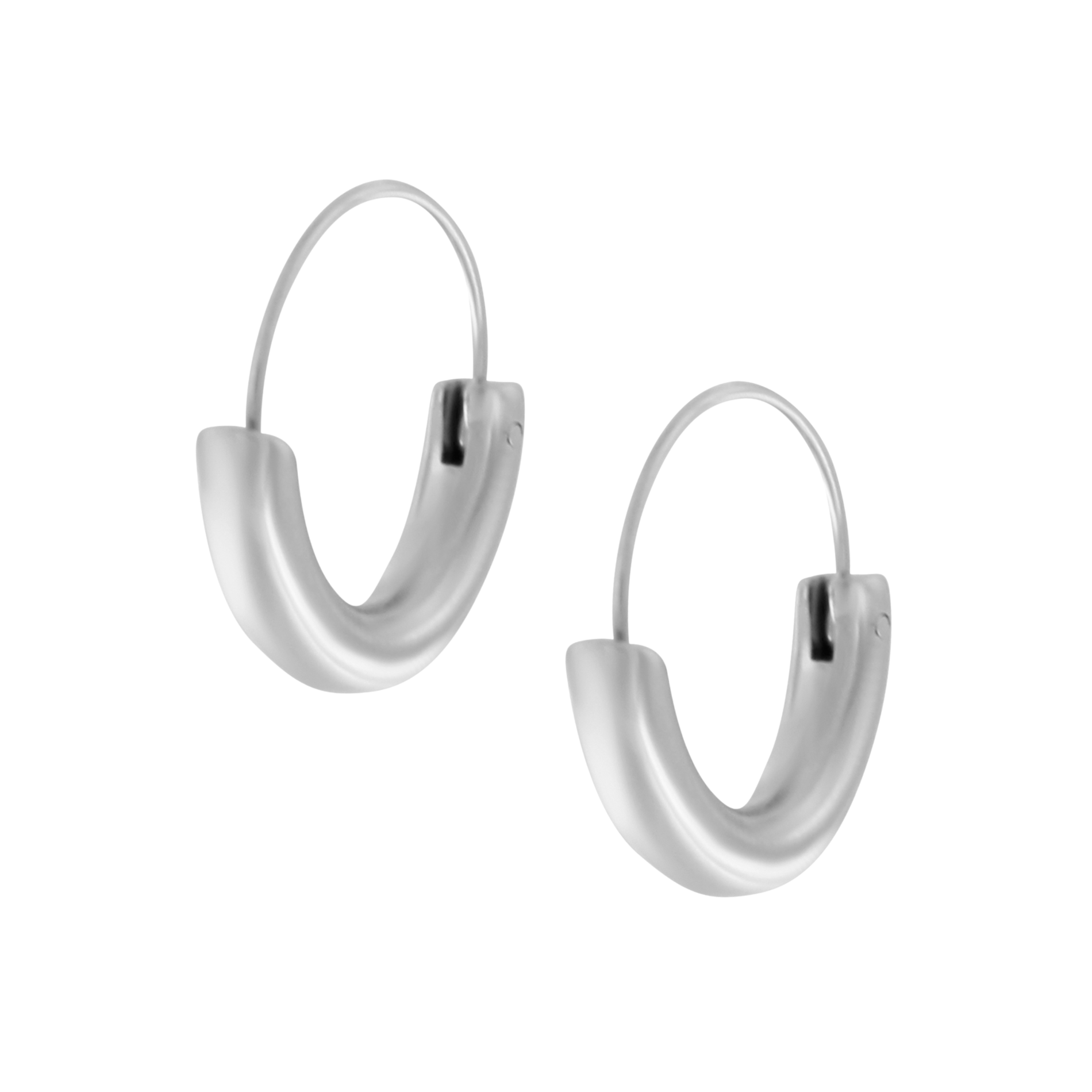 Passion Waterproof Simple Statement Huggie Silver Plating, DNSK Copenhagen