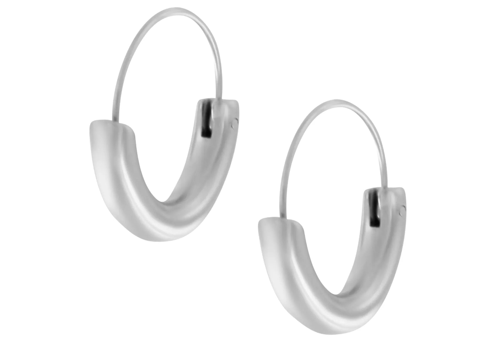 Passion Waterproof Simple Statement Huggie Silver Plating, DNSK Copenhagen