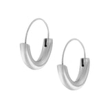 Passion Waterproof Simple Statement Huggie Silver Plating, DNSK Copenhagen