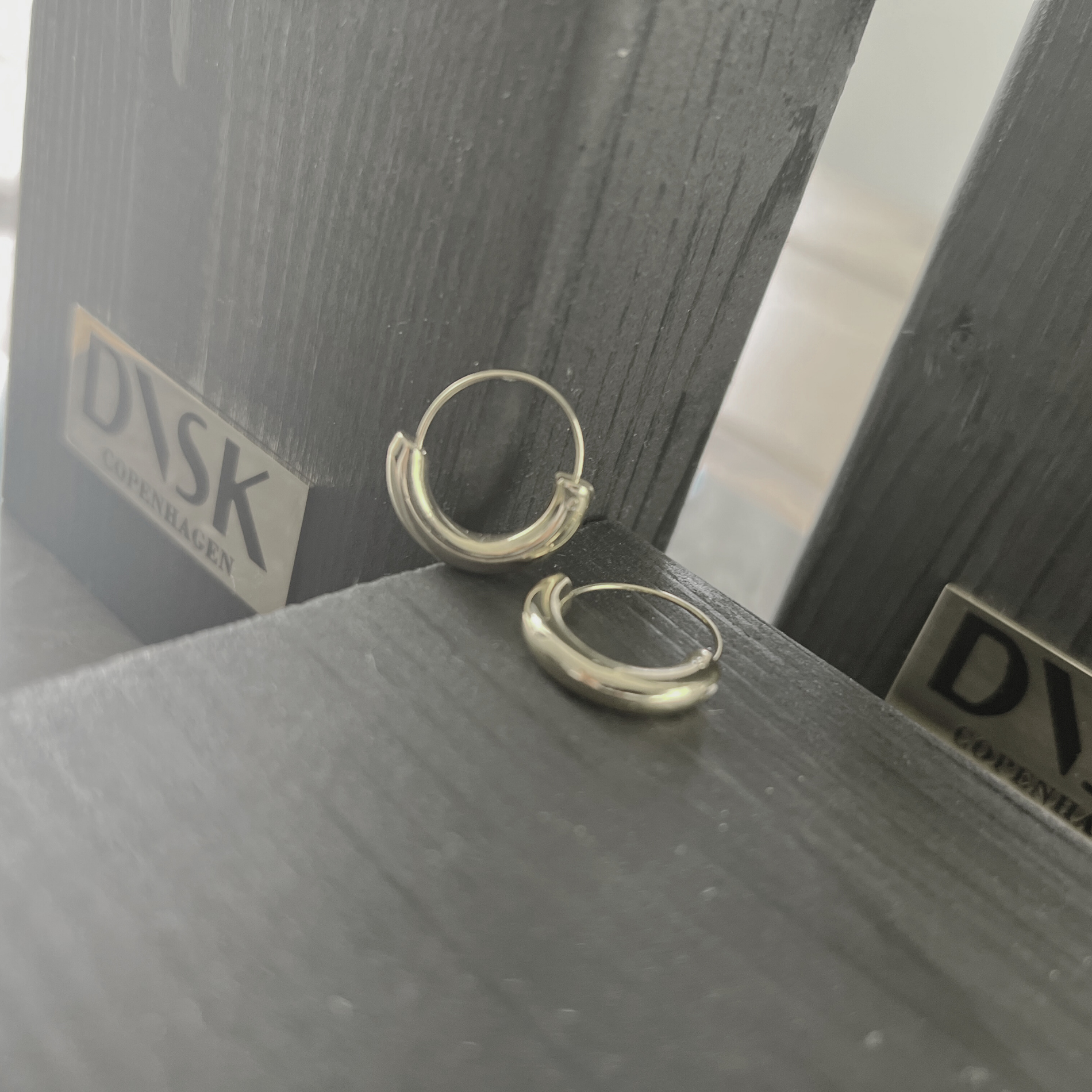 Passion Waterproof Simple Statement Huggie Silver Plating, DNSK Copenhagen