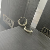 Passion Waterproof Simple Statement Huggie Silver Plating, DNSK Copenhagen
