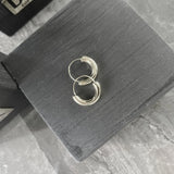 Passion Waterproof Simple Statement Huggie Silver Plating, DNSK Copenhagen