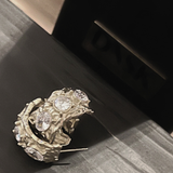 Joy Waterproof Chunky CZ Organic Hoop 18K Gold Plating