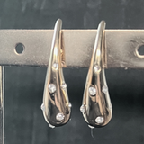 Joy Vandfast Slim Paisley CZ Ørering 18K Guldbelagt