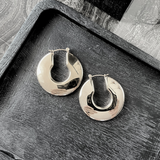 Courage Waterproof U-Turn Statement Earring 18K Gold Plating