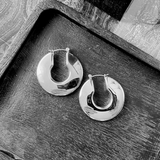 Courage Waterproof U-Turn Oorbel Verzilverd