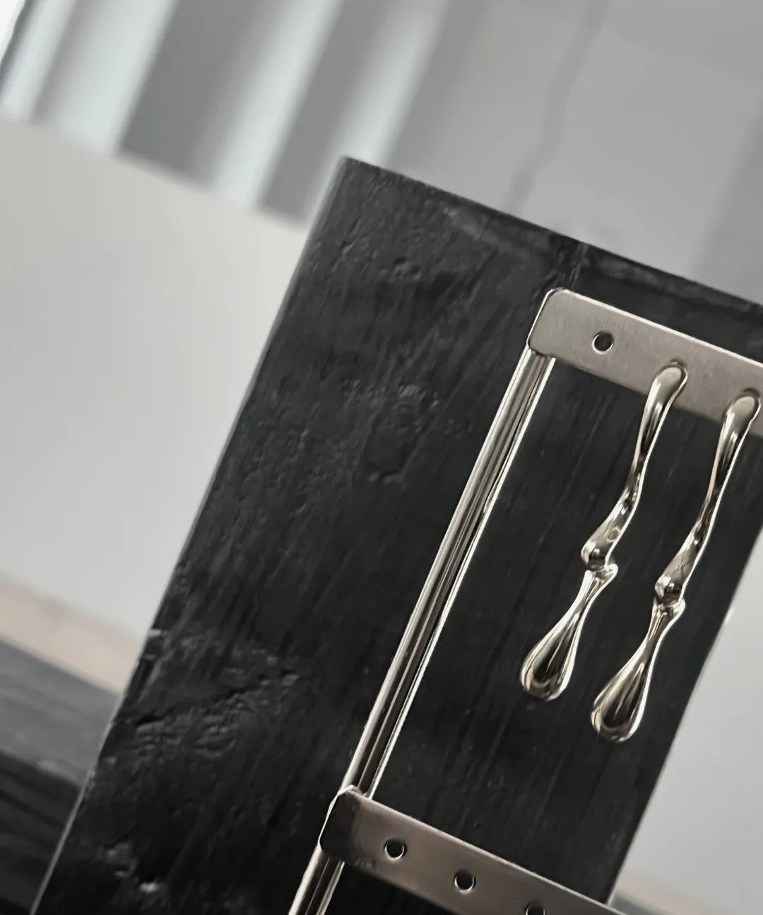 Courage Waterproof Long Statement Lucky Earring Silver Plating, DNSK Copenhagen