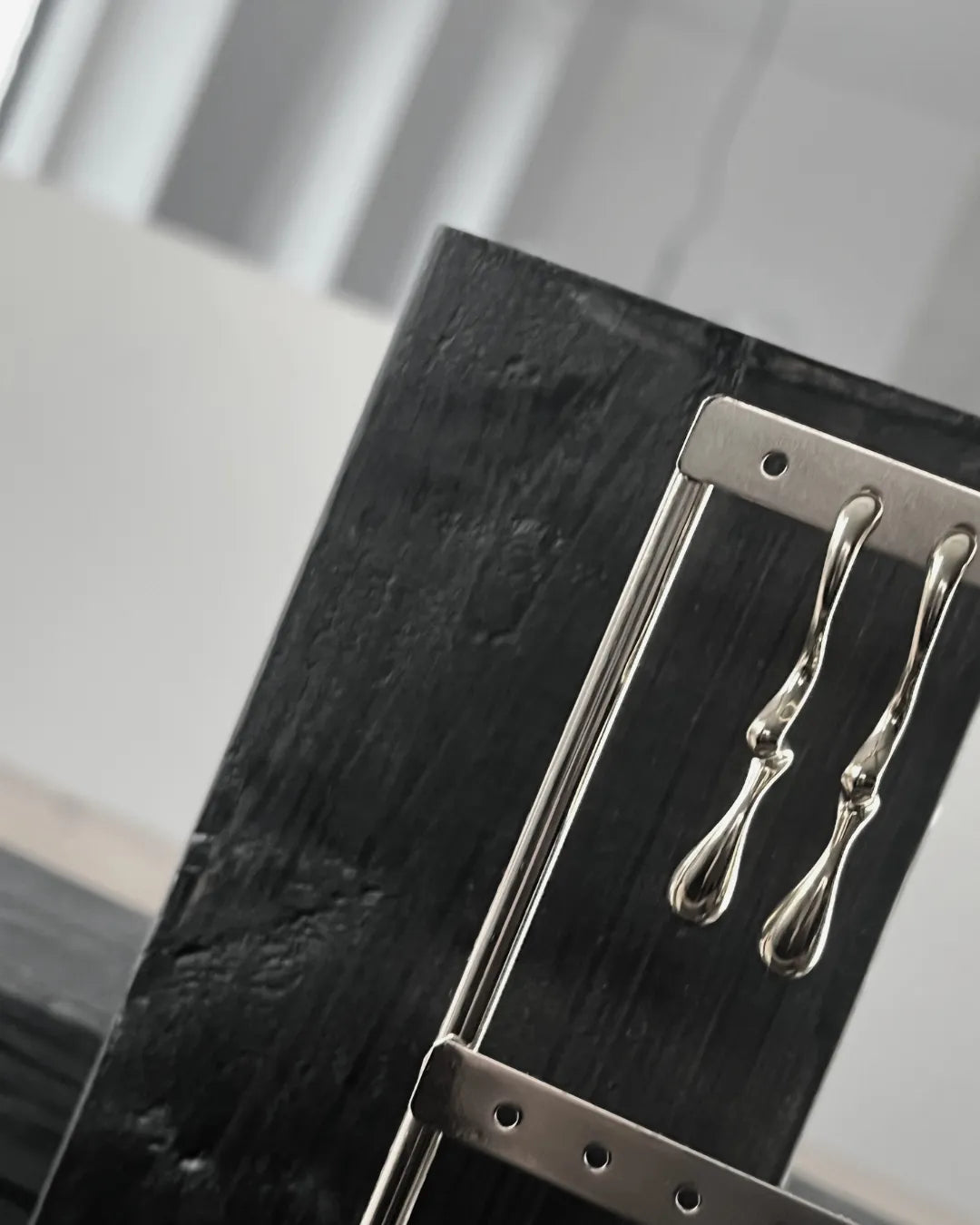 Courage Waterproof Long Statement Lucky Earring Silver Plating, DNSK Copenhagen