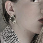 Courage Waterproof Geometric Statement Earring 18K Gold Plating, DNSK Copenhagen
