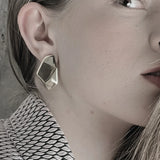 Courage Waterproof Geometric Statement Earring 18K Gold Plating, DNSK Copenhagen
