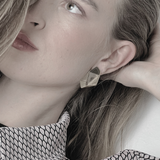 Courage Wasserfester Geometrischer Statement-Ohrring 18K Goldplattierung