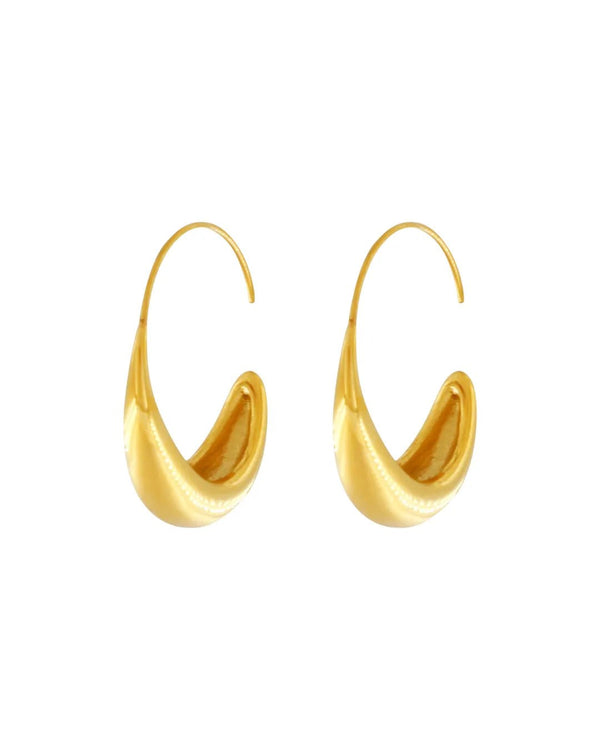 Passion Waterproof Smooth Hoop Plaquage or 18K, DNSK Copenhagen