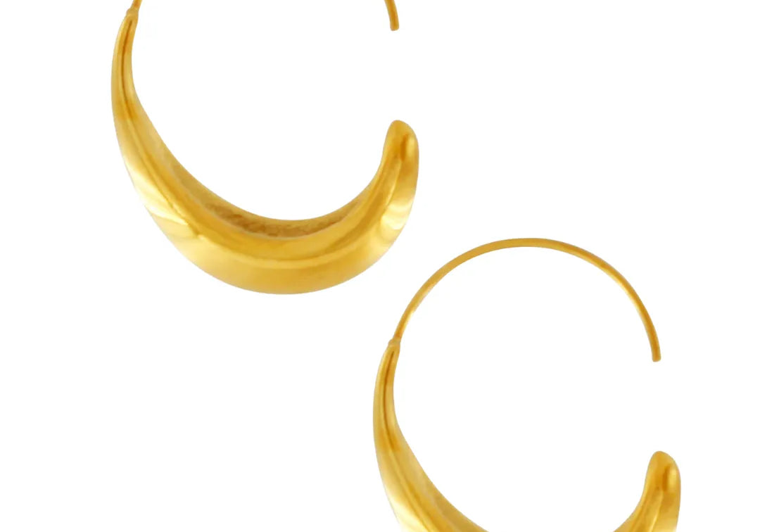 Passion Waterproof Smooth Hoop Plaquage or 18K, DNSK Copenhagen