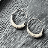 Passion Waterproof Smooth Hoop 18K Gold Plating