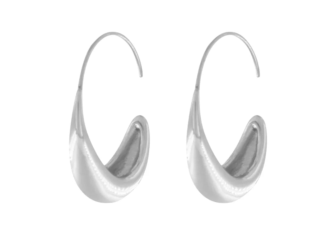 Passion Waterproof Smooth Hoop Placage d'argent, DNSK Copenhagen