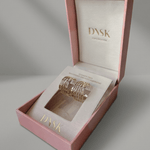 Courage Waterproof String Statement Hoop Earring 18K Gold Plating In BOX -DNSK Copenhagen