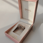 Joy Waterproof Clear CZ Multi Hoop Earring 18K Gold Plating In BOX -DNSK Copenhagen