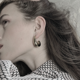 Courage Wasserfester Chunky Curve Ohrring 18K Goldplattierung