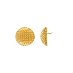 Courage Wasserfester Ornament Statement-Ohrring 18K Goldplattierung, Dansk Copenhagen