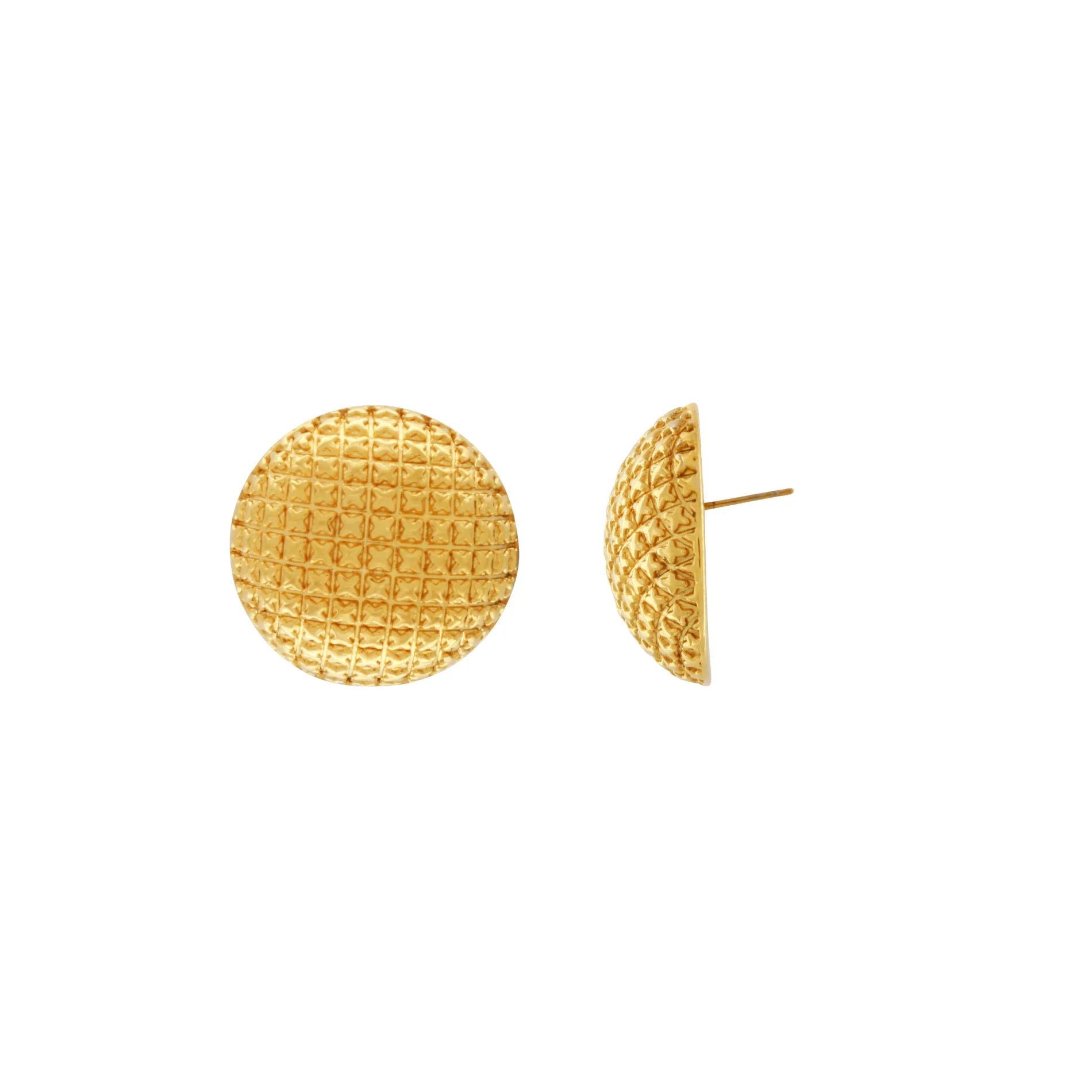 Courage Waterproof Ornament Statement Earring 18K Gold Plating, Dansk Copenhagen