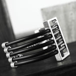 Alaya Open Square Bracelet Silver Plating -DNSK Copenhagen