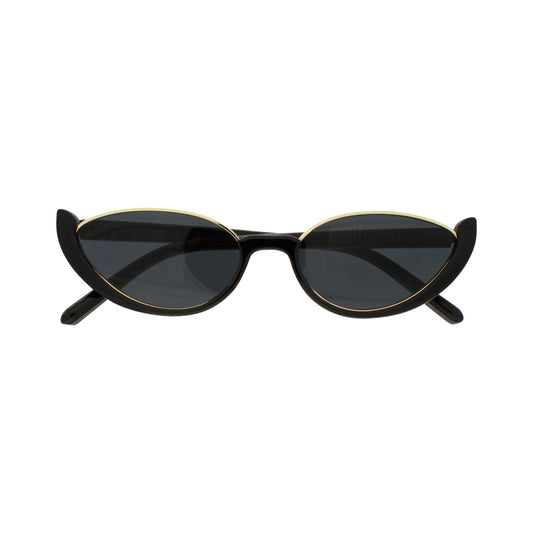 Salina schwarze Sonnenbrille mit UV400-Schutz