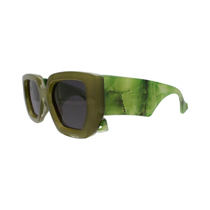 Sascha Groene Zonnebril UV400 Bescherming