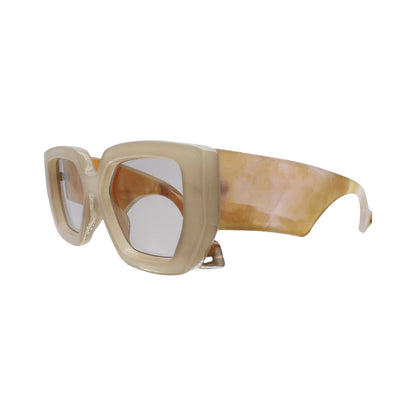 Sascha Creme Sonnenbrille UV400-Schutz