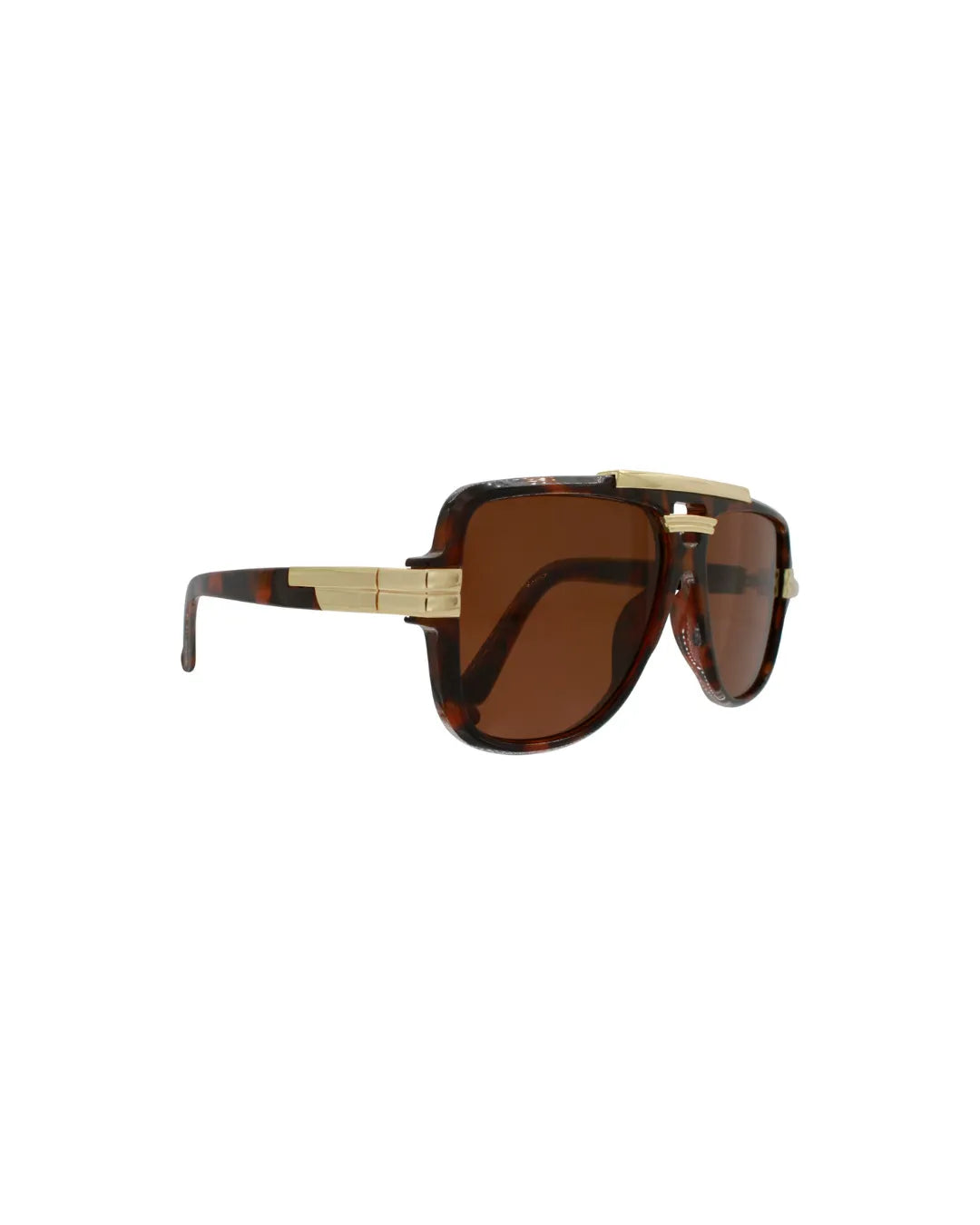 Sage Brown Pilot Sunglasses UV400 Protection