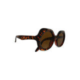 Scarlett Brown Statement Sunglasses UV400 Protection