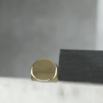 Courage Waterproof Chunky Signet Statement Ring 18K Gold Plating -DNSK Copenhagen