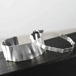 Alaya Small Wave Cuff Bracelet Silver Plating -DNSK Copenhagen