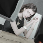 Alaya Small Wave Cuff Bracelet Silver Plating -DNSK Copenhagen