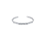 Alaya Small Wave Cuff Bracelet Silver Plating -DNSK Copenhagen