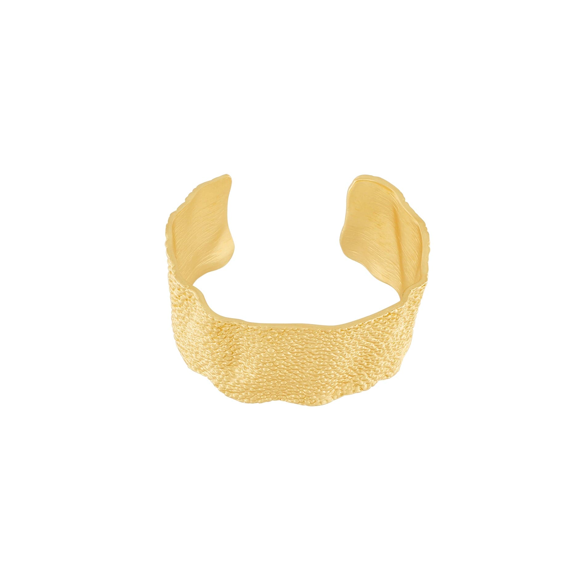 Nostalgia Diagonal Statement Cuff Bracelet Gold Plating I Dansk Copenhagen