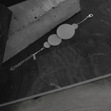 Alaya Mega Circle armbånd Sølvbelagt