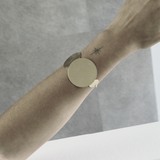 Alaya Mega Circle armbånd Sølvbelagt