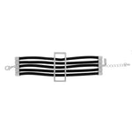 Alaya Open Square Bracelet Silver Plating -DNSK Copenhagen