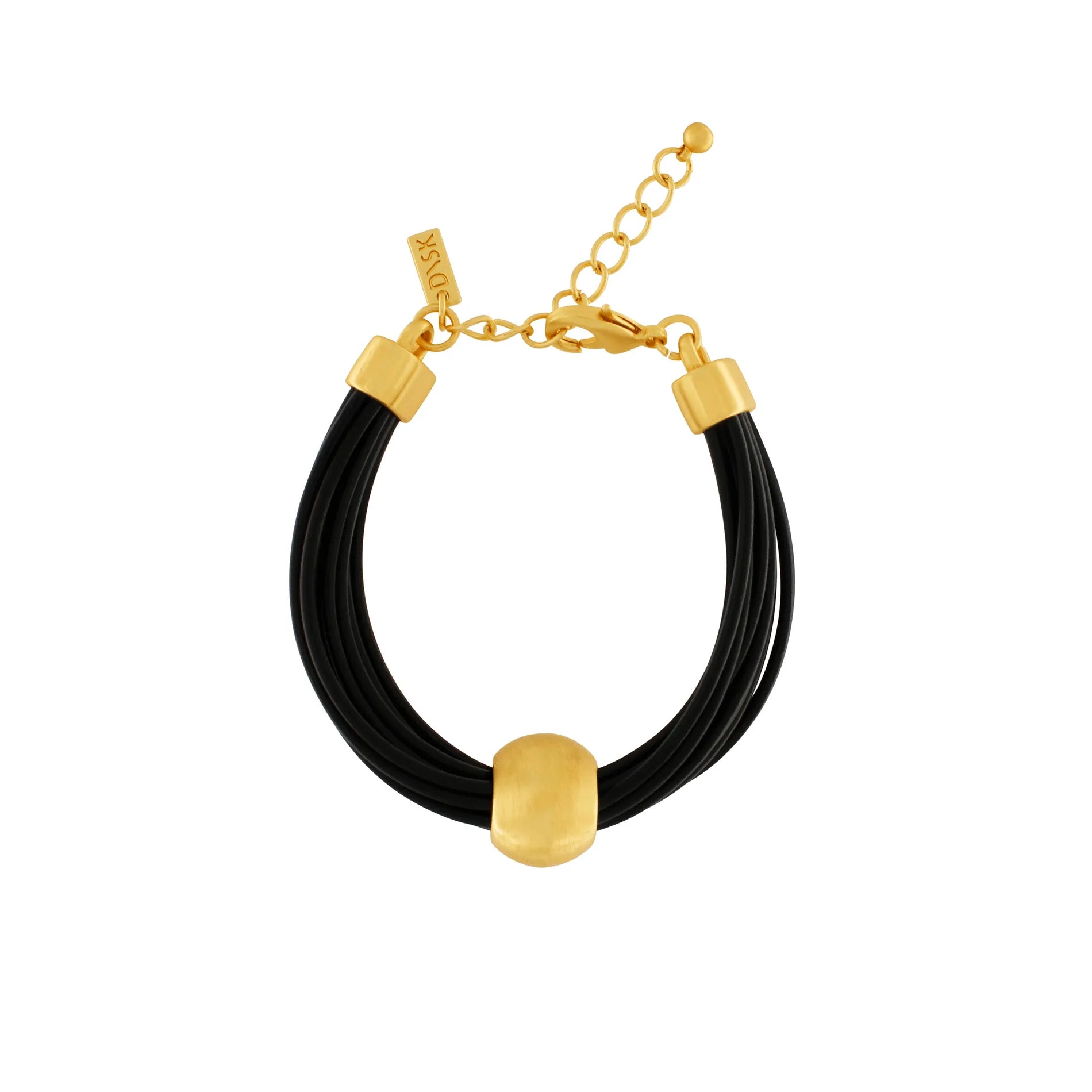 Nostalgia Ball Leather Bracelet Gold PlatingDNSK Copenhagen