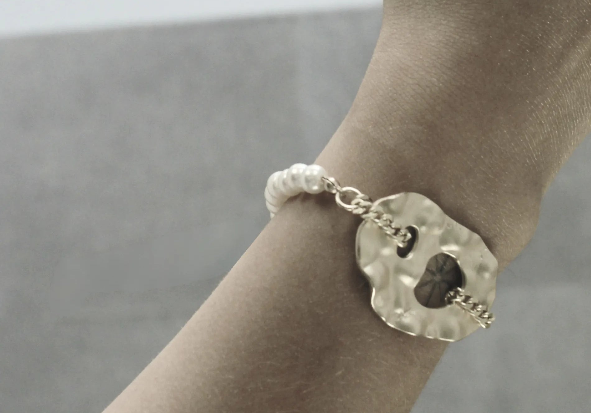 Audrey IN:STORE Statement Parel Mix Ketting Armband Verguld, Dansk Copenhagen