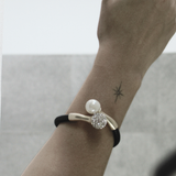 Audrey IN:STORE Magnet Perlen Mix Lederarmband Vergoldung