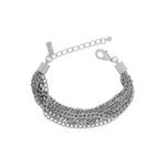 Anastazia IN:STORE Knittet Bracelet Silver Plating -DNSK Copenhagen