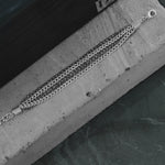Anastazia IN:STORE Knittet Bracelet Silver Plating -DNSK Copenhagen