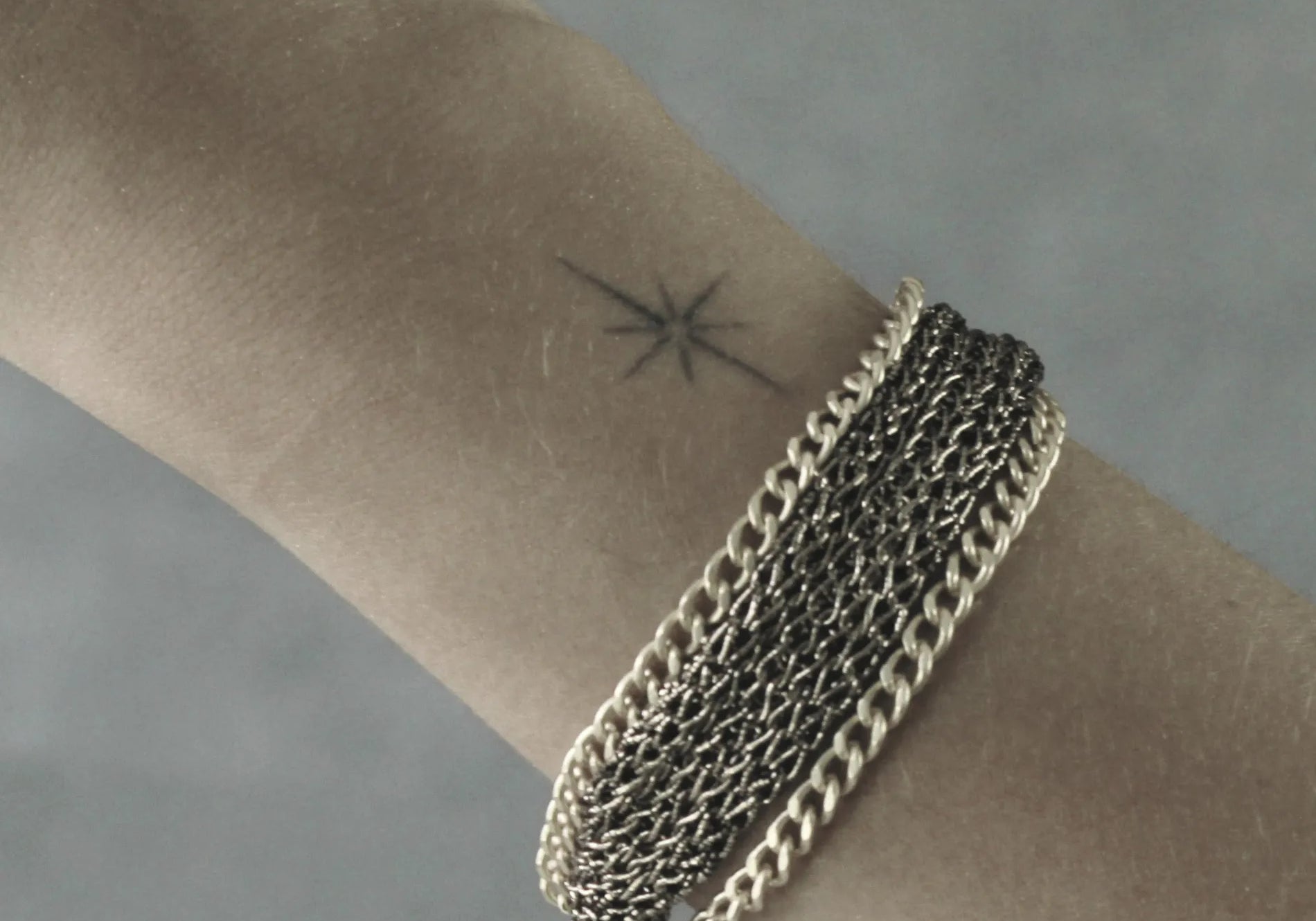 Anastazia IN:STORE Knittet Bracelet Silver Plating, Dansk Copenhagen