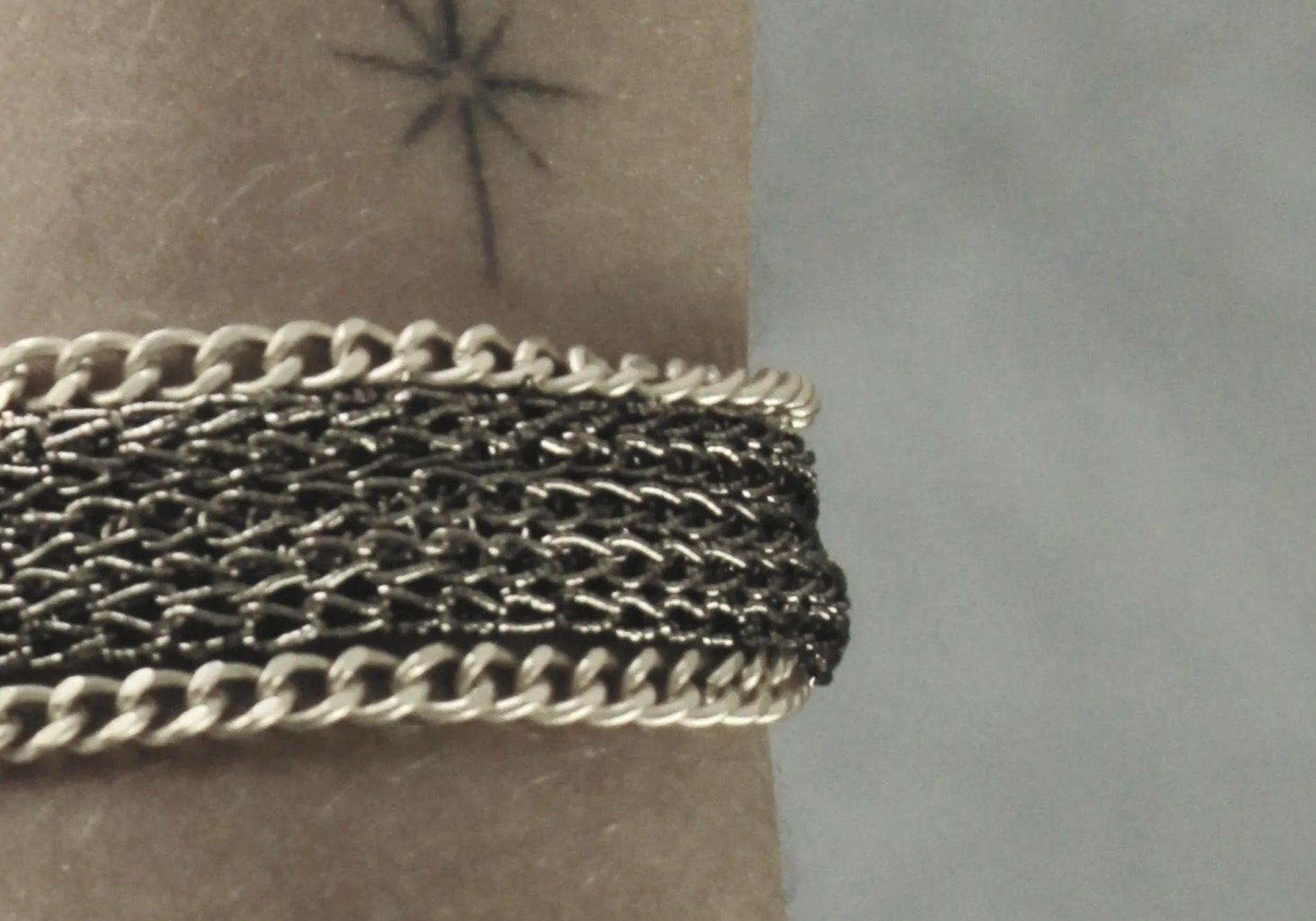 Anastazia IN:STORE Knittet Bracelet Silver Plating, Dansk Copenhagen