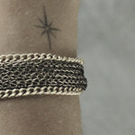 Anastazia IN:STORE Knittet Bracelet Silver Plating -DNSK Copenhagen
